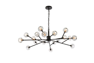 Graham 18 Light Pendant in Black