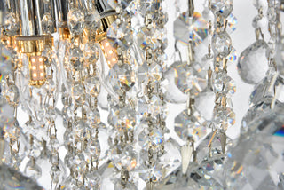 Toureg 11 light Chrome Chandelier Clear Royal Cut Crystal