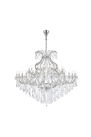 Maria Theresa 49 light Chrome Chandelier Clear Royal Cut Crystal