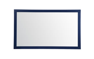 Aqua vanity mirror 60x36 inch in blue