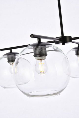 Opus 4 lights black pendant