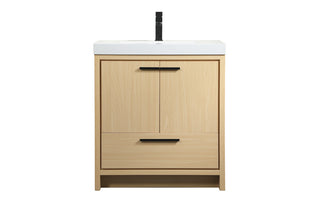 30 inch Single bathroom vanity in Maple