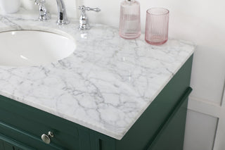 42 inch Single bathroom vanity in green