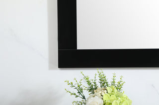 Aqua vanity mirror 72x36 inch in black