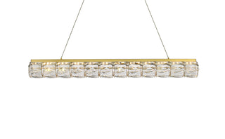 Valetta 36 inch LED linear pendant in gold