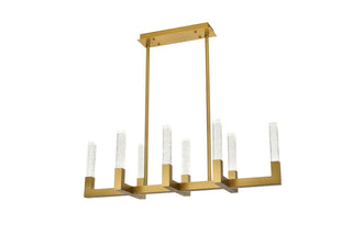 Noemi 42 inch Adjustable LED Pendant in Satin Gold