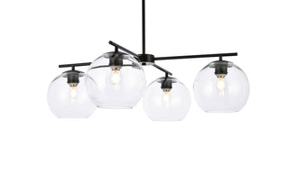 Opus 4 lights black pendant