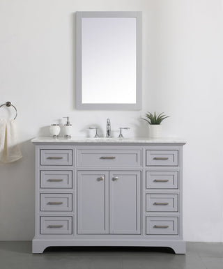 48 In. Single Bathroom Vanity Set In Light Grey