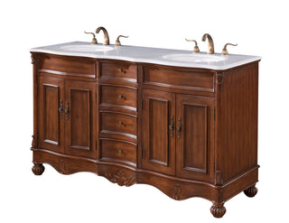 60 In. Double Bathroom Vanity