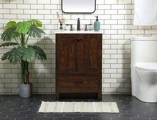 24 inch Single bathroom vanity in expresso