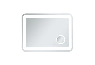 Lux 27in x 36in Hardwired LED mirror with magnifier and color changing temperature 3000K/4200K/6000K