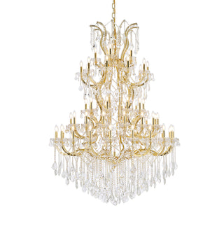 Maria Theresa 61 light Gold Chandelier Golden Teak (Smoky) Royal Cut Crystal