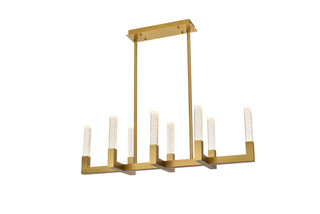 Noemi 42 inch Adjustable LED Pendant in Satin Gold