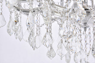 Maria Theresa 24 light Chrome Chandelier Clear Royal Cut Crystal