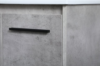 24 inch  Single Bathroom Vanity in Concrete Grey