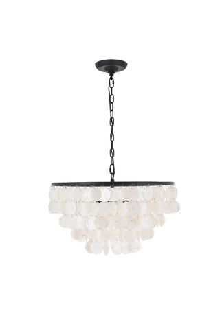 Selene 4 light Black Pendant