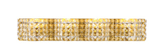 Ollie 4 light Brass and Clear Crystals wall sconce