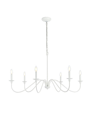 Rohan 42 inch chandelier in White