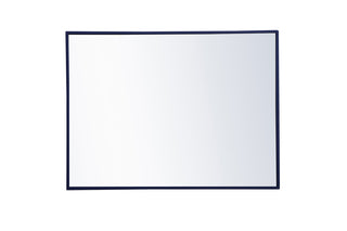 Metal frame rectangle mirror 24x 32 inch in Blue