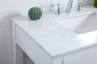 36 Inch ADA Compliant Bathroom Vanity In White