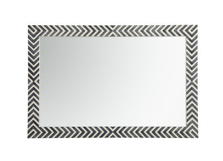 Rectangle mirror 18 inch in Chevron