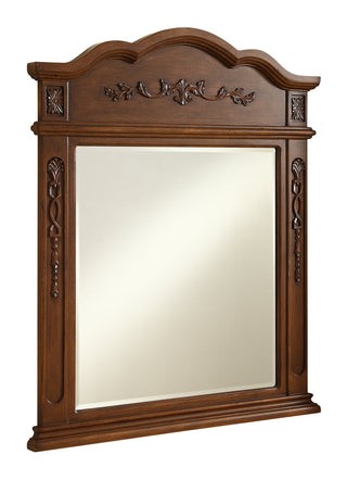 Danville 32 In. Traditional Mirror In Brown