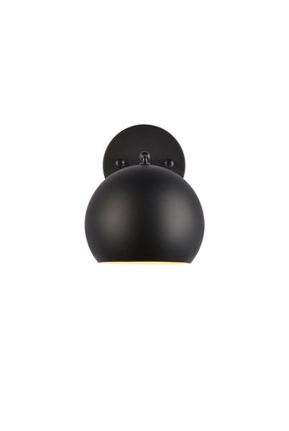 Othello 1 light black wall sconce