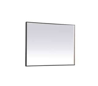 Pier 36x48 inch LED mirror with adjustable color temperature 3000K/4200K/6400K in black