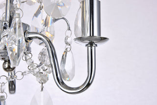 Kaede Collection Pendant D9.5 H12.2 Lt:3 Chrome Finish