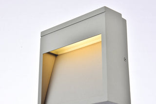 Raine Integrated LED wall sconce  in silver