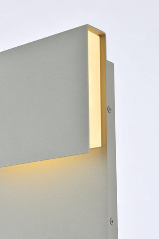 Raine Integrated LED wall sconce  in silver