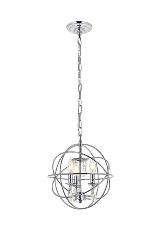 Wallace 3 light Chrome Pendant