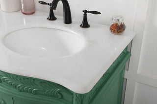 60 inch double Bathroom vanity in vintage mint with ivory white engineered marble