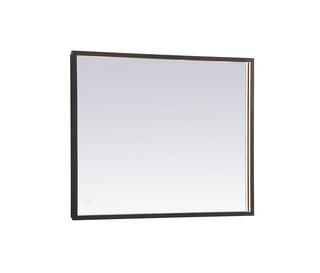 Pier 24x30 inch LED mirror with adjustable color temperature 3000K/4200K/6400K in black