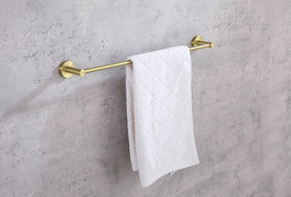 Alma 2-Piece Bathroom Hardware Set in Brushed Gold