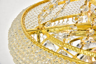 Primo 14 light Gold Chandelier Clear Royal Cut Crystal