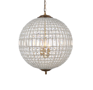 Olivia 5 light French Gold Chandelier Clear Royal Cut Crystal