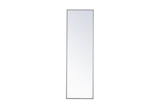 Metal frame rectangle mirror 18x 60 inch in Grey