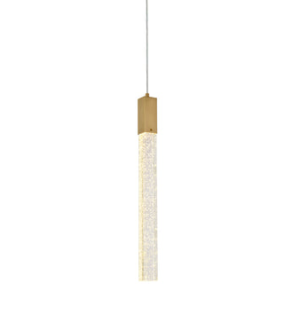 Weston 1 light pendant in satin gold