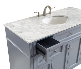 48 In. Single Bathroom Vanity Set In Grey