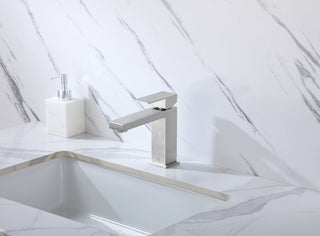 Jakob Single Hole Single Handle Bathroom Faucet in Brushed Nickel