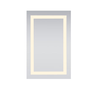 LED Hardwired Mirror Rectangle W20H30 Dimmable 3000K