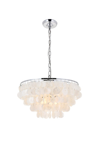 Selene 4 light Chrome Pendant