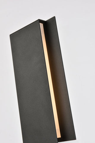 Raine Integrated LED wall sconce  in black