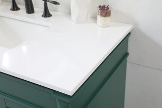 42 inch Single bathroom vanity in green