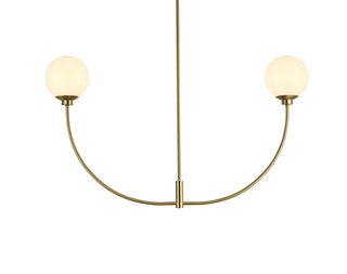 Nyomi 42 inch chandelier in Satin Gold