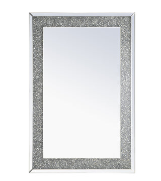 31.5 Inch Rectangle Crystal Mirror In Clear Finish