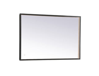 Pier 24x36 inch LED mirror with adjustable color temperature 3000K/4200K/6400K in black