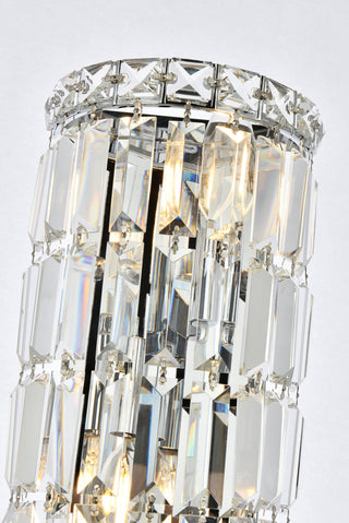 Maxime 2 light Chrome Wall Sconce Clear Royal Cut Crystal