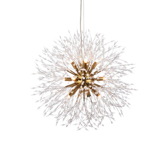 Solace 12 lights Gold pendant